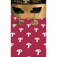 Philadelphia Phillies Carpet Tiles - 18 x 18 (10 Logo/10 Solid Tiles)