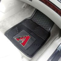 Arizona Diamondbacks Heavy Duty 2-Piece Vinyl Car Mats - 18 x 27
