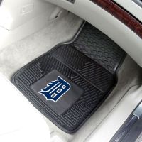 Detroit Tigers Heavy Duty 2-Piece Vinyl Car Mats - 18 x 27