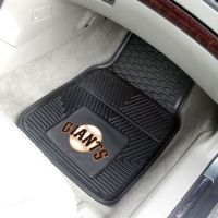 San Francisco Giants Heavy Duty 2-Piece Vinyl Car Mats - 18 x 27
