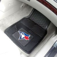 Toronto Blue Jays Heavy Duty 2-Piece Vinyl Car Mats - 18 x 27