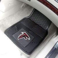 Atlanta Falcons Heavy Duty 2-Piece Vinyl Car Mats - 18 x 27