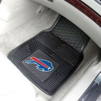 Buffalo Bills Heavy Duty 2-Piece Vinyl Car Mats - 18 x 27