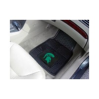 Michigan State University 2-PC Heavy Duty Vinyl Car Mat Set - 18 x 27