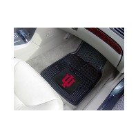 Indiana University 2-PC Heavy Duty Vinyl Car Mat Set - 18 x 27
