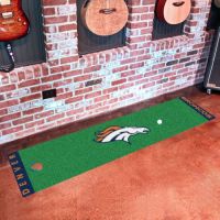 Denver Broncos Putting Green Mat - 18 x 72