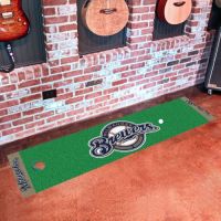 Milwaukee Brewers Putting Green Mat - 18 x 72
