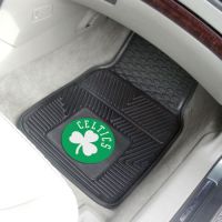 Boston Celtics Heavy Duty 2-Piece Vinyl Car Mats - 18 x 27
