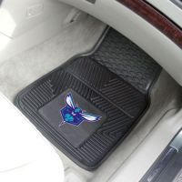 Charlotte Bobcats Heavy Duty 2-Piece Vinyl Car Mats - 18 x 27