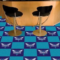 Charlotte Bobcats Carpet Tiles - 18 x 18 Tiles