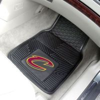 Cleveland Cavaliers Heavy Duty 2-Piece Vinyl Car Mats - 18 x 27