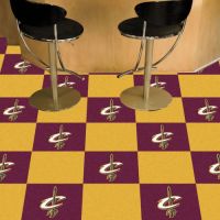 Cleveland Cavaliers Carpet Tiles - 18 x 18 Tiles