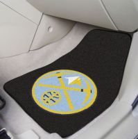 Denver Nuggets 2-piece Carpeted Car Mats - 18 x 27