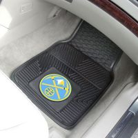 Denver Nuggets Heavy Duty 2-Piece Vinyl Car Mats - 18 x 27