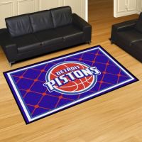 Detroit Pistons Rug - 5 x 8