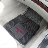 Houston Rockets Heavy Duty 2-Piece Vinyl Car Mats - 18 x 27