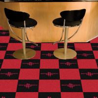 Houston Rockets Carpet Tiles - 18 x 18 Tiles