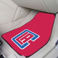 Los Angeles Clippers 2-piece Carpeted Car Mats - 18 x 27