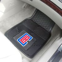 Los Angeles Clippers Heavy Duty 2-Piece Vinyl Car Mats - 18 x 27
