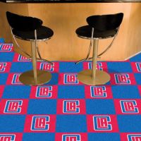 Los Angeles Clippers Carpet Tiles - 18 x 18 Tiles