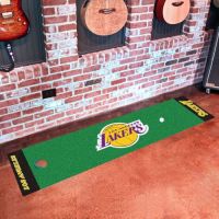 Los Angeles Lakers Putting Green Mat - 18 x 72