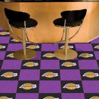 Los Angeles Lakers Carpet Tiles - 18 x 18 Tiles