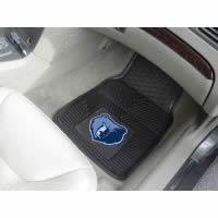 Memphis Grizzlies Heavy Duty 2-Piece Vinyl Car Mats - 18 x 27