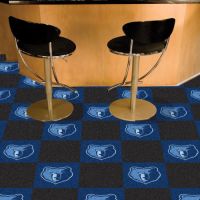 Memphis Grizzlies Carpet Tiles - 18 x 18 Tiles