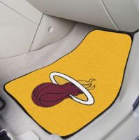 Miami Heat 2-piece Carpeted Car Mats - 18 x 27