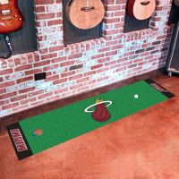 Miami Heat Putting Green Mat - 18 x 72