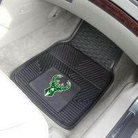 Milwaukee Bucks Heavy Duty 2-Piece Vinyl Car Mats - 18 x 27