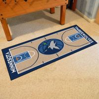 Minnesota Timberwolves NBA Court Runner (Large) - 29.5 x 54