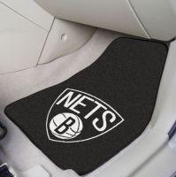 New Jersey Nets 2-piece Carpeted Car Mats - 18 x 27