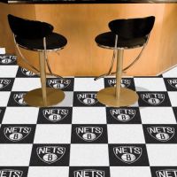 New Jersey Nets Carpet Tiles - 18 x 18 Tiles