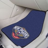 New Orleans Hornets 2-piece Carpeted Car Mats - 18 x 27