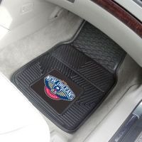 New Orleans Hornets Heavy Duty 2-Piece Vinyl Car Mats - 18 x 27
