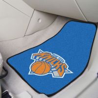 New York Knicks 2-piece Carpeted Car Mats - 18 x 27
