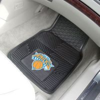 New York Knicks Heavy Duty 2-Piece Vinyl Car Mats - 18 x 27