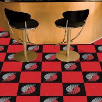 Portland Trail Blazers Carpet Tiles - 18 x 18 Tiles