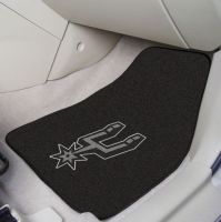 San Antonio Spurs 2-piece Carpeted Car Mats - 18 x 27