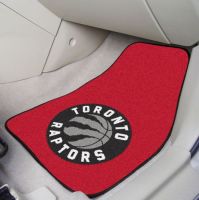 Toronto Raptors 2-piece Carpeted Car Mats - 18 x 27
