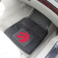 Toronto Raptors Heavy Duty 2-Piece Vinyl Car Mats - 18 x 27
