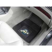 Utah Jazz Heavy Duty 2-Piece Vinyl Car Mats - 18 x 27