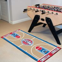 Detroit Pistons NBA Court Runner - 24 x 44