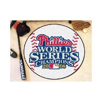 Philadelphia Phillies 2008 World Series Champs Baseball Mat - 29 Diameter