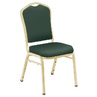 Hunter Green Vinyl / Gold Frame
