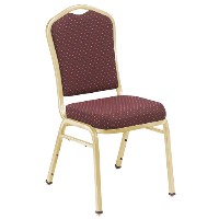 9300 Series Silhouette Fabric Padded Stack Chair