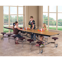 Stool Cafeteria Table