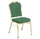 Hunter Green Fabric / Gold Frame