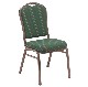 Green Fabric with Pattern / Coppervein Frame